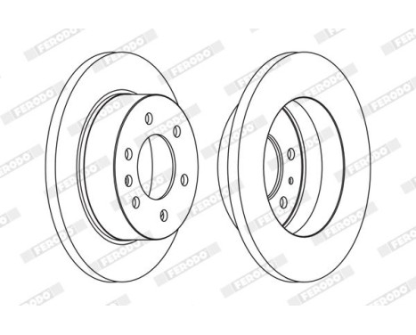 Brake Disc PREMIER FCR311A Ferodo