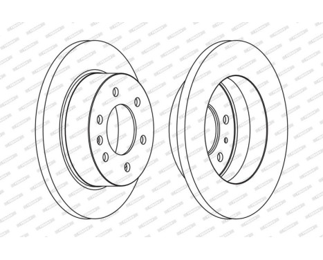 Brake Disc PREMIER FCR311A Ferodo