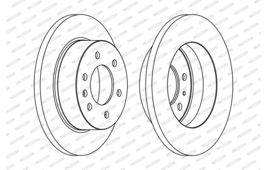Brake Disc PREMIER FCR311A Ferodo