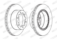 Brake Disc PREMIER FCR312A Ferodo