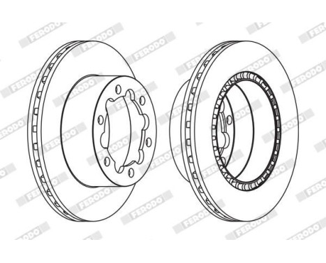 Brake Disc PREMIER FCR312A Ferodo