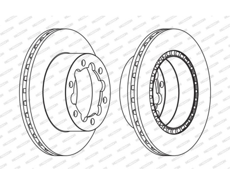 Brake Disc PREMIER FCR312A Ferodo