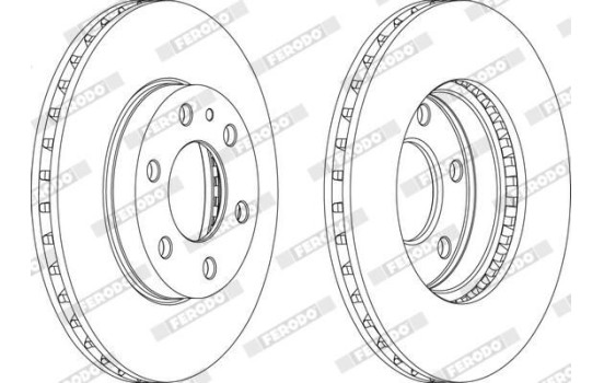 Brake Disc PREMIER FCR314A Ferodo