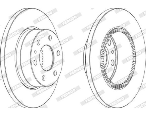 Brake Disc PREMIER FCR316A Ferodo, Image 2