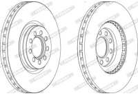 Brake Disc PREMIER FCR317A Ferodo