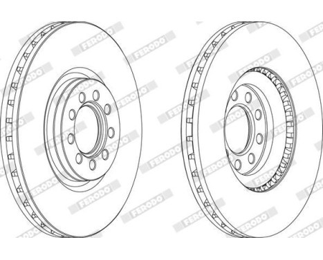 Brake Disc PREMIER FCR317A Ferodo