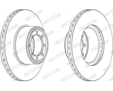 Brake Disc PREMIER FCR320A Ferodo, Image 2