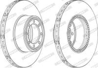 Brake Disc PREMIER FCR321A Ferodo