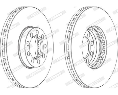 Brake Disc PREMIER FCR329A Ferodo