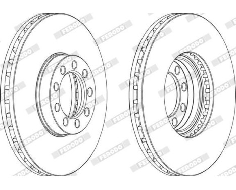 Brake Disc PREMIER FCR329A Ferodo