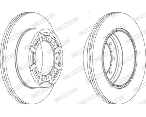 Brake Disc PREMIER FCR340A Ferodo