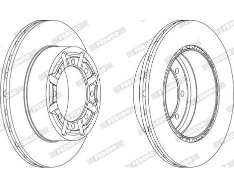 Brake Disc PREMIER FCR340A Ferodo