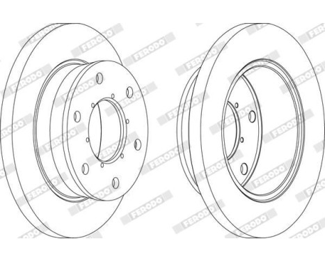 Brake Disc PREMIER FCR343A Ferodo