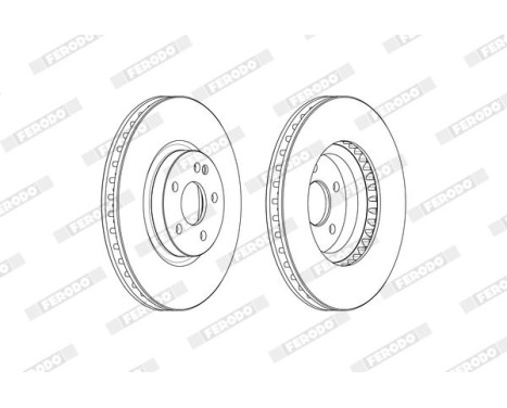 Brake Disc PREMIER FCR379A Ferodo