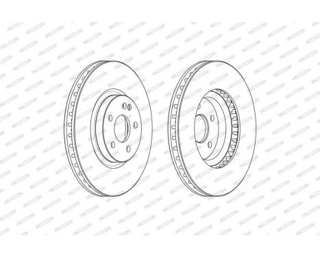 Brake Disc PREMIER FCR379A Ferodo