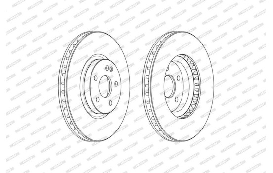Brake Disc PREMIER FCR379A Ferodo