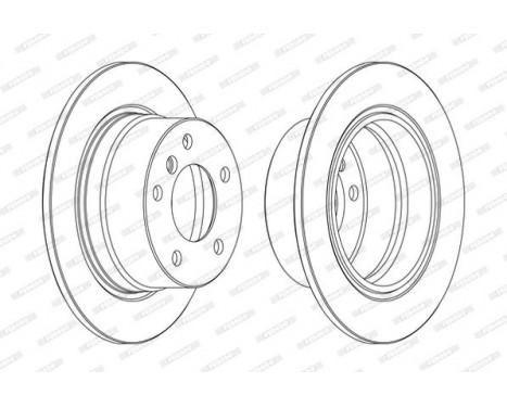 Brake Disc PREMIER High Carbon DDF1028C Ferodo