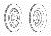Brake Disc PREMIER High Carbon DDF1240C Ferodo