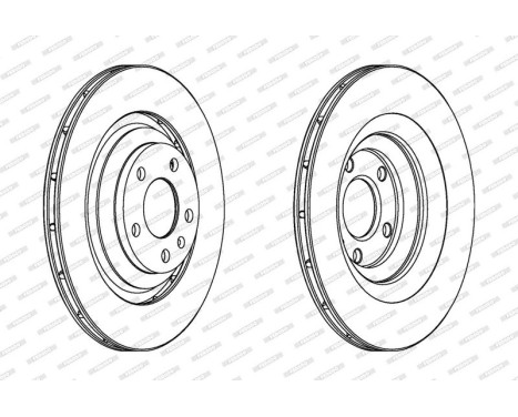 Brake Disc PREMIER High Carbon DDF1240C Ferodo