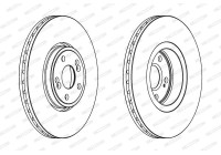 Brake Disc PREMIER High Carbon DDF1405C-1 Ferodo