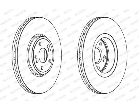 Brake Disc PREMIER High Carbon DDF1405C-1 Ferodo