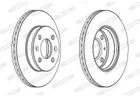 Brake Disc PREMIER High Carbon DDF1529C Ferodo