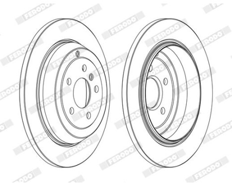 Brake Disc PREMIER High Carbon DDF1530C Ferodo