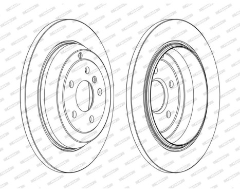 Brake Disc PREMIER High Carbon DDF1530C Ferodo
