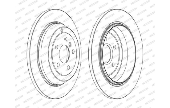 Brake Disc PREMIER High Carbon DDF1530C Ferodo