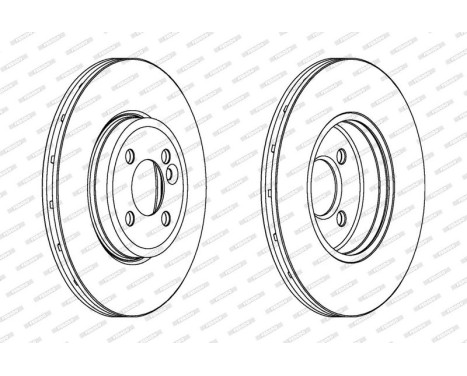Brake Disc PREMIER High Carbon DDF1711C Ferodo