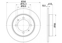 Brake Disc PRO 8DD 355 105-471 Hella