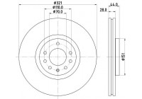 Brake Disc PRO 8DD 355 113-101 Hella