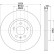 Brake Disc PRO 8DD 355 117-191 Hella