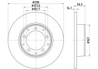 Brake Disc PRO 8DD 355 117-271 Hella