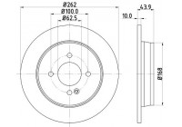 Brake Disc PRO 8DD 355 118-501 Hella