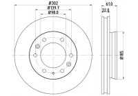Brake Disc PRO 8DD 355 119-211 Hella