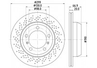 Brake Disc PRO 8DD 355 120-221 Hella