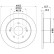 Brake disc PRO 8DD 355 133-341 Hella
