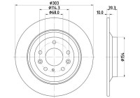 Brake disc PRO 8DD 355 133-481 Hella