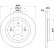 Brake disc PRO 8DD 355 134-401 Hella
