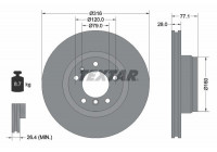 Brake Disc PRO+ 92071405 Textar