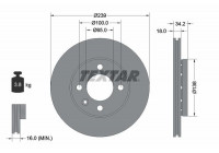 Brake Disc PRO 92072003 Textar