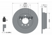 Brake Disc PRO 92076603 Textar