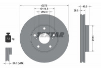 Brake Disc PRO 92077703 Textar