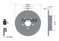 Brake Disc PRO 92092103 Textar