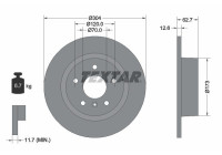 Brake Disc PRO 92095203 Textar