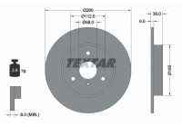 Brake Disc PRO 92097603 Textar