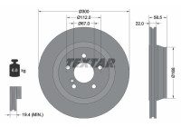 Brake Disc PRO 92099503 Textar