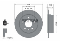 Brake Disc PRO 92099703 Textar