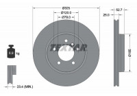 Brake Disc PRO+ 92106905 Textar